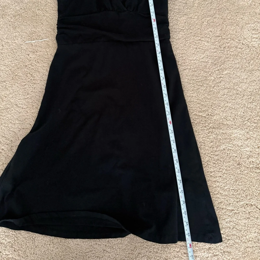 Patagonia Black V-Neck Sleeveless A-Line Dress - Picture 5 of 7
